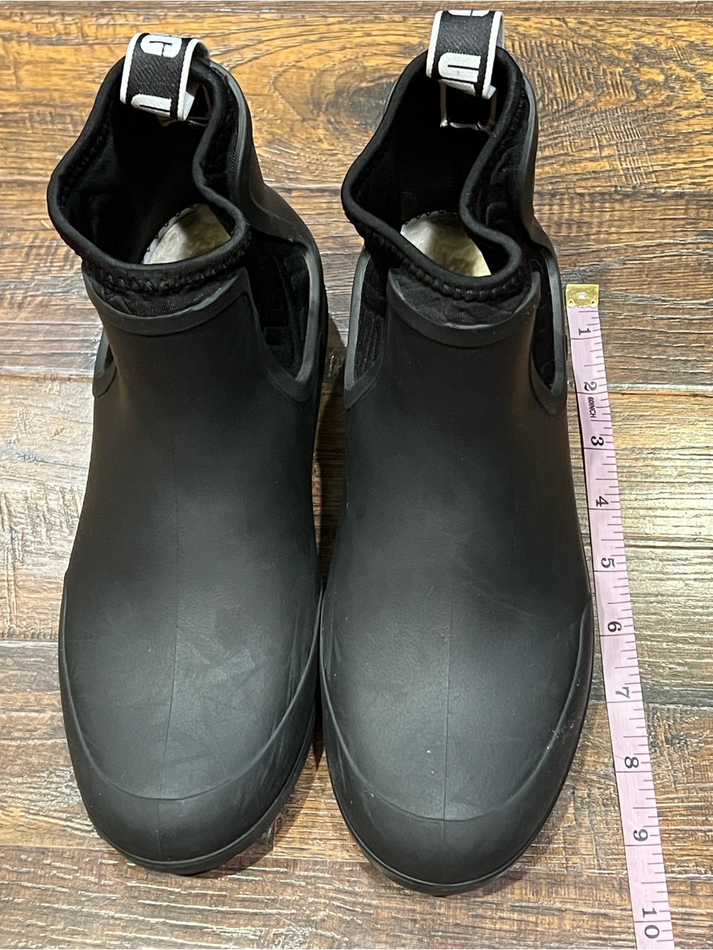 UGG Black Chelsea Rain Boots